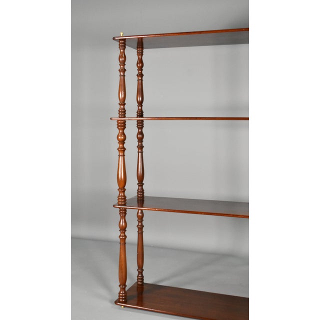 Wood Napoleon III French Mahogany Wall Shelf Étagère, 19th Century For Sale - Image 7 of 15
