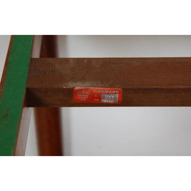 1960s Serving Table in Rosewood with Black Top, 1960s For Sale - Image 5 of 6