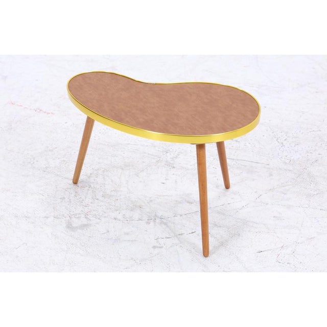Vintage Kidney-Shaped Table, 1960s For Sale - Image 4 of 9