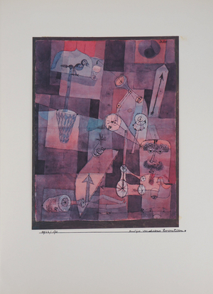 After Paul Klee, Analysis of Various Perversities, 1964, Signed Lithograph and Stencil