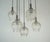 Mid-Century Cascade Pendant Light with 7 Shades in Bubble Glass and Chrome, 1960s For Sale - Image 13 of 13