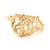 Vintage 18k Gold & Diamond Full Finger Figural Branch 'Coral' Cocktail Ring For Sale - Image 12 of 17