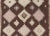 Textile Mid 20th Century Tribal and Geometrics Turkish Kilim in Brown With Cream, Pink, Light Gray/Blue For Sale - Image 7 of 13