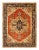 2020s Rust Color Hand Knotted Serapi Design For Sale - Image 4 of 4