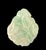 Pretty hand carved green and white jade plaque that can be used as a pendant. Depicts the Chinese 'Sleeping Dragon'...