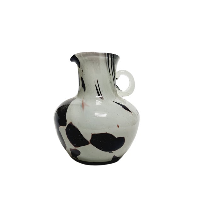 Black Vintage Polish Vase from HSG Tarnowiec, 1970s For Sale - Image 8 of 9