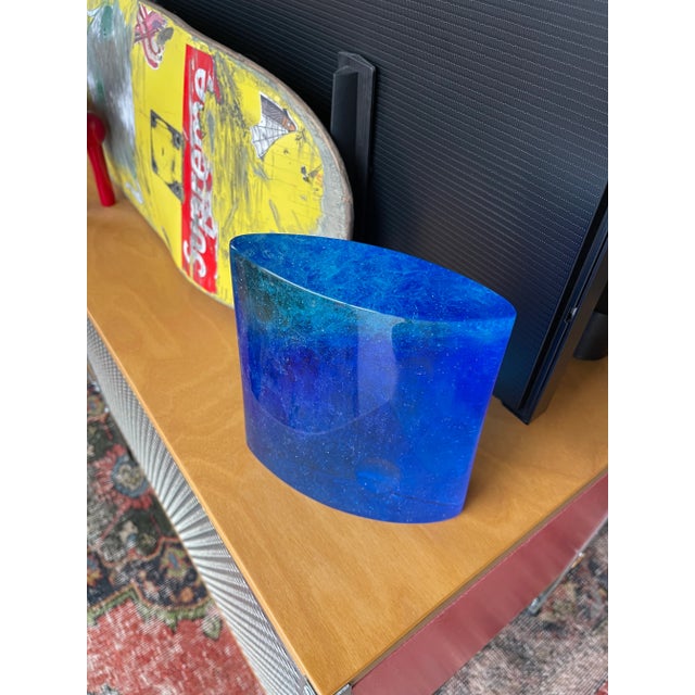 Martha Croasdale Signed Glass Sculpture Aurora Necklace Kosta Sweden For Sale - Image 4 of 11