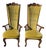 1970s 2 Enkeboll La Condesa Oak High Throne Spindle Armchairs Spanish Mediterranean For Sale