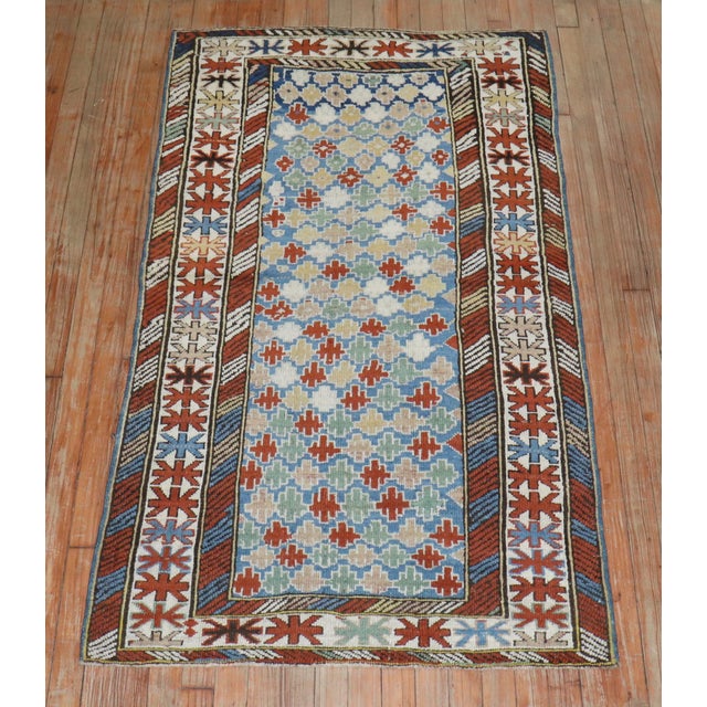 late 19th Century Caucasian Shirvan Rug Measures: 3''' x 5'4''.