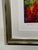 Glass Signed m.k. Kemper “Angel Fire” Expressionist New Mexico Landscape, Framed For Sale - Image 7 of 8