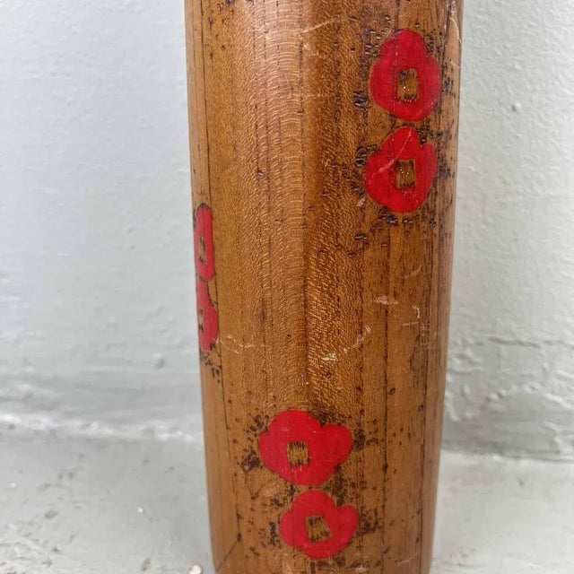 Brown Vintage Sosaku Kokeshi Figure by Toa Sekiguchi, 1960s For Sale - Image 8 of 11