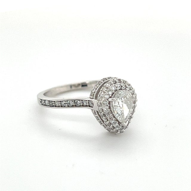 Traditional Diamond Ring 14k Gold 0.91 TCW 3.19 Grams Certified For Sale - Image 3 of 12