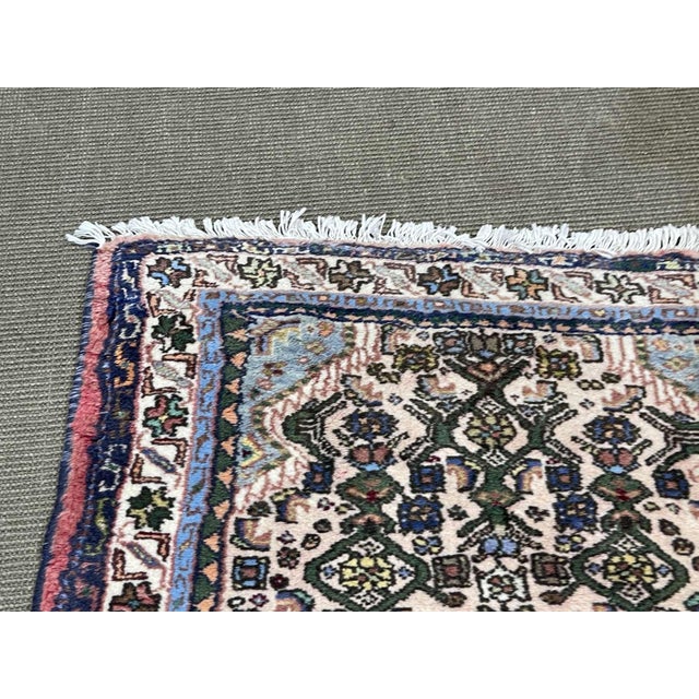 Handmade Iranian Wool Rug For Sale - Image 4 of 10