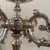 Metal Pair of Ornate Rococo-Style Silver-Plated 5-Arm Candelabras With Epergne Bowl For Sale - Image 7 of 12