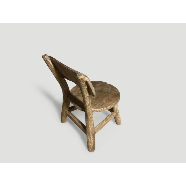 1950s Antique Chair or Side Table For Sale - Image 5 of 5