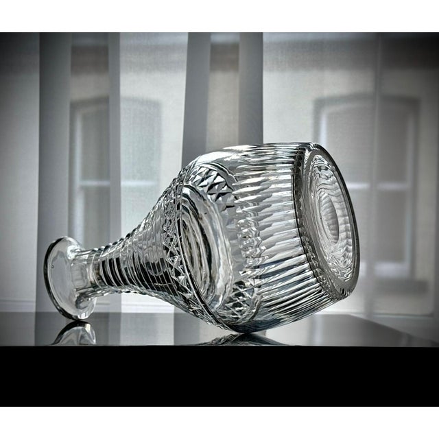 English Georgian Cut Glass Decanter with Cut Glass Stopper, 1800-1835 For Sale - Image 15 of 18