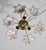 Vintage Charming Murano Ceiling Light Pink Flowers, 1970s For Sale - Image 12 of 13