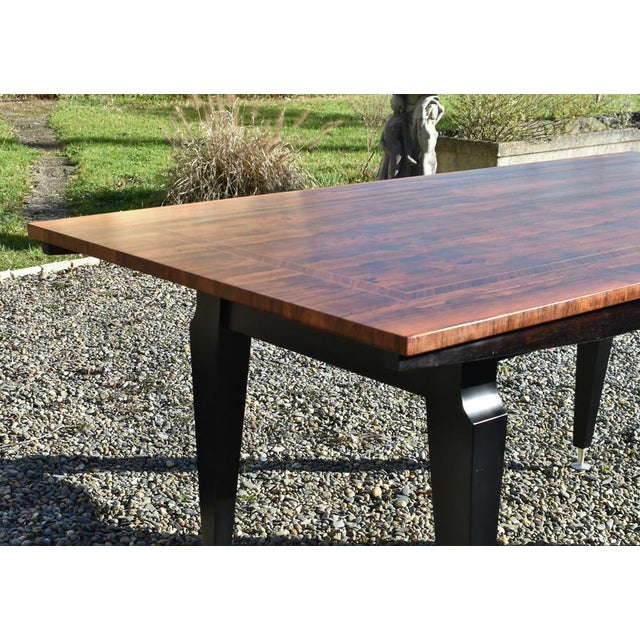 Mid-Century French Rosewood Dining Table For Sale - Image 11 of 16