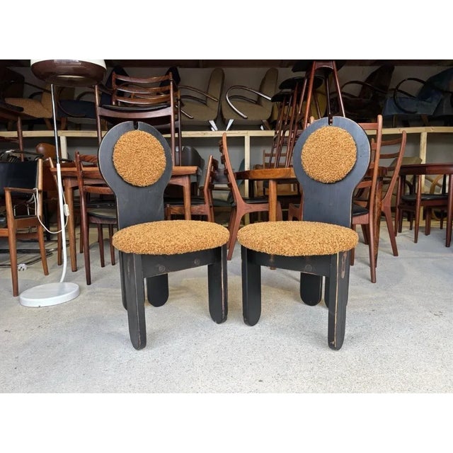 Mid-Century Modern Vintage Side Chairs by Rudolf Szedleczky, 1960s, Set of 2 For Sale - Image 3 of 18