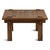 Rustic Wood Beam Coffee Table For Sale - Image 4 of 5