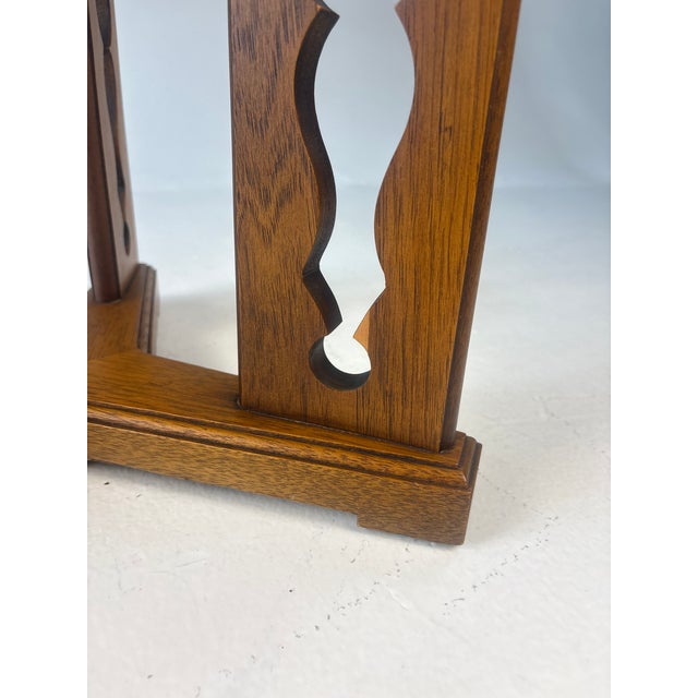 1960s Mid-Century Drexel "Esperanto" Pecan Hexagonal Side Tables - A Pair For Sale - Image 9 of 11
