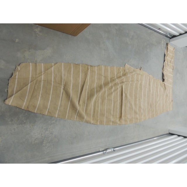 Vintage Large African Textile Fragments - Set of 2 For Sale - Image 4 of 5