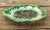 Green Vintage English Majolica Leaf Plate For Sale - Image 8 of 12