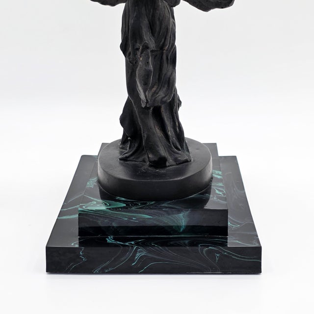 1960s Salvador Dalí Two Nikes Resin Sculpture on Marble Base For Sale - Image 9 of 11