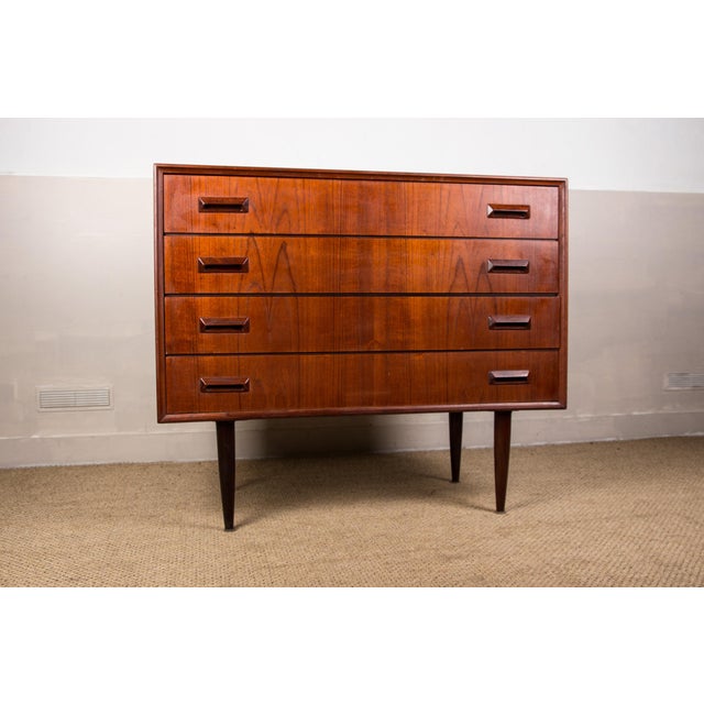 Danish Teak Chest of Drawers by Borge Mogensen for Søborg Mobelfabrik, 1960s For Sale - Image 14 of 18