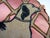 Rare 1930s French Art Deco Hand-Embroidered Braque Dupuy Pillow in Pink Satin For Sale - Image 4 of 6