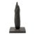 Joseph L. Gardella Abstract Black Patinated Bronze Sculpture For Sale