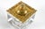 Rococo Antique Rococo Style Square-Cut Crystal and Brass Inkwell For Sale - Image 3 of 7