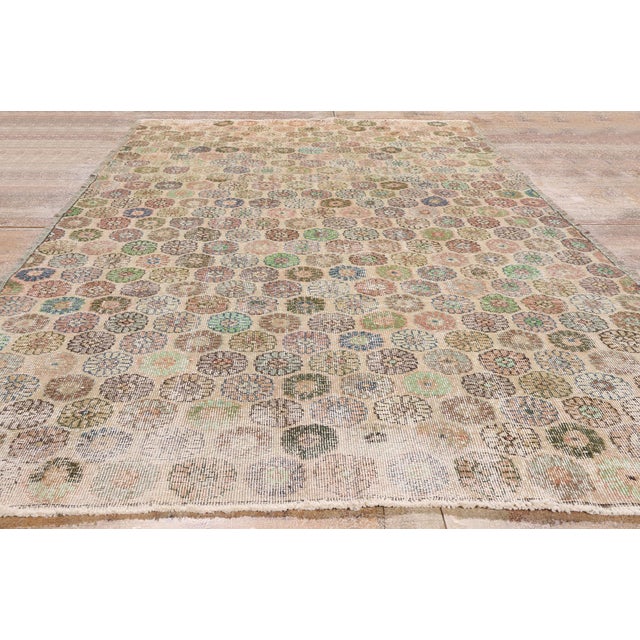 Zeki Muren Vintage Turkish Sivas Rug, 05'05 X 09'06 For Sale - Image 9 of 10