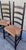 Folk Art Set of Four Mid 19th Century Decorated Ladder Back Chairs For Sale - Image 3 of 8
