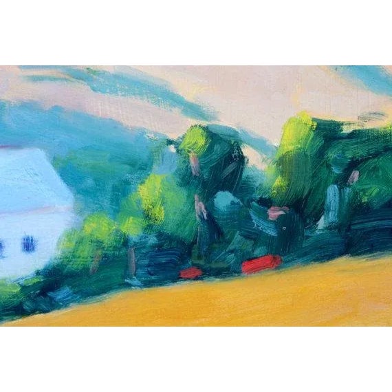 Modern California Golden Hills Oil Landscape For Sale - Image 4 of 7
