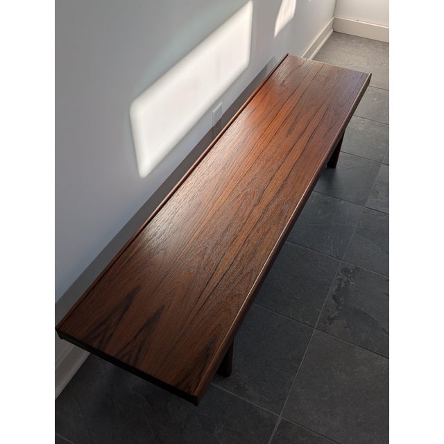 Teak "Krobo" Bench by Torbjørn Afdal for Bruksbo, Norway, 1960s For Sale - Image 11 of 18