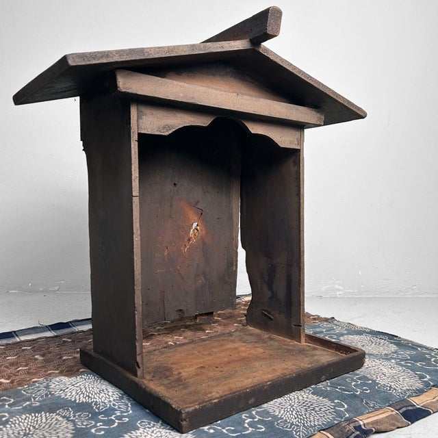 Japanese Kamidana Antique Shinto Wooden Shrine For Sale - Image 4 of 10