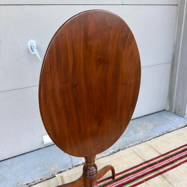 Antique Mahogany & Birch Federal Tilt-Top Spider-Leg Candlestand, New Hampshire or Maine, Circa 1790-1810 A finely made...