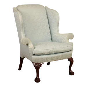 Kindel Winterthur Reproduction Mahogany Wing Chair