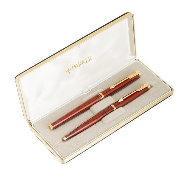 Parker Pen Set, Set of 2 For Sale - Image 6 of 6