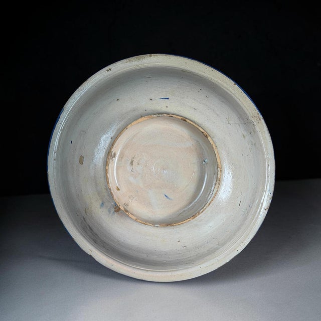 Antique Moroccan Earthenware Bowl by Ghotar, 1800s For Sale - Image 3 of 16