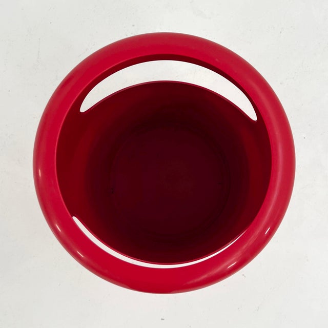 Red Birillo 1200 Umbrella Stand by Giottono Stoppino for Rexite, 1980s For Sale - Image 3 of 6