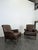 Vintage Leather Club Chairs, Set of 2, in Very Good conditions.