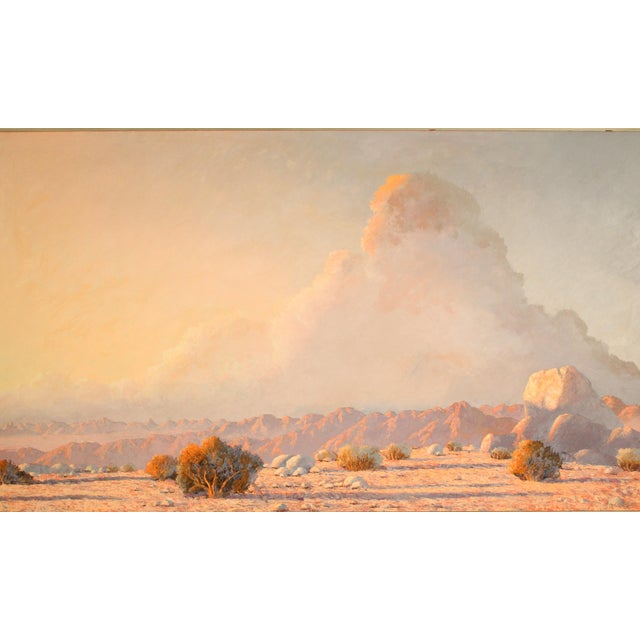 Large Desert Landscape Painting by John Hilton (1904-1983) For Sale - Image 4 of 11