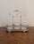Glass Antique Edwardian Glass Decanters and Silver Plated Stand, 1900, Set of 4 For Sale - Image 7 of 7