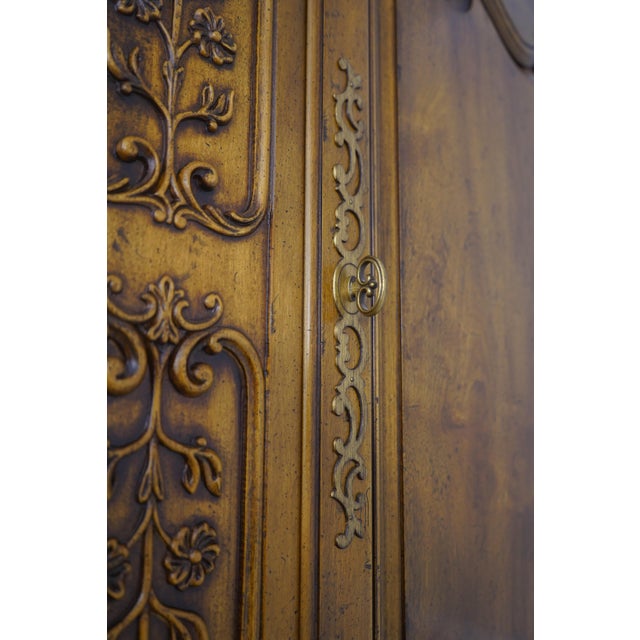 Henredon Country French Large Secretary Desk For Sale - Image 13 of 18