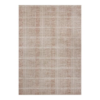 Angela Rose x Loloi Ember Clay / Sand 18" x 18" Sample Rug For Sale