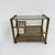 1970s Mid-Century Brass Bar Car with Smoked Glass, 1970s For Sale - Image 5 of 18