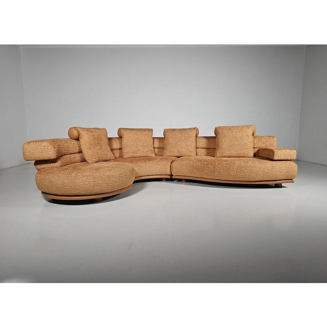 1980s Sculptural Sofa from Wiener Werstätte, 1980s For Sale - Image 5 of 12