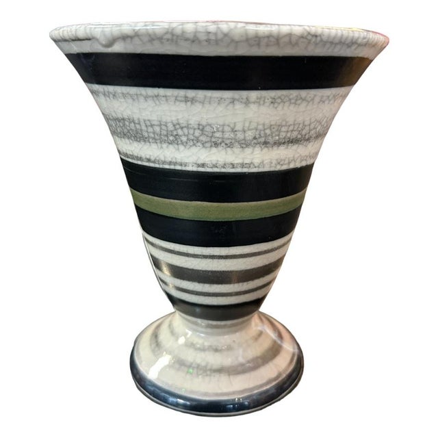 Ceramic Vase in Cracked Ceramic by Lucien Brisdoux, 1925 For Sale - Image 7 of 7